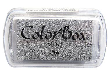 Stempelkissen Mini Color Box Silber